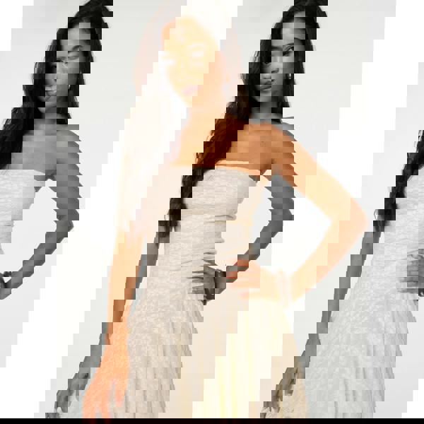 Pink Vanilla Lace Asymmetric Mini Dress