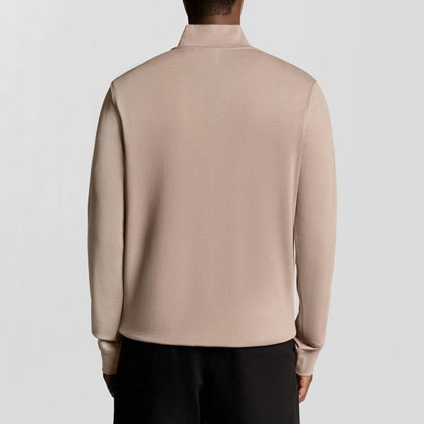 Lyle & Scott Tonal Superfine Quarter Zip Sweatshirt