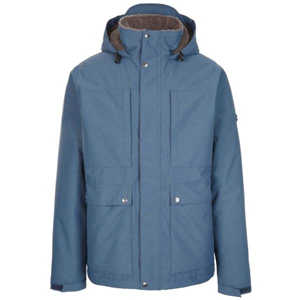 Trespass Mens Rolando Waterproof Jacket - Smokey Blue - 