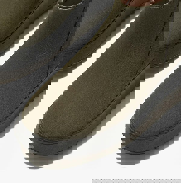 FitFlop F-MODE SUEDE FLATFORM Womens Ankle Boots Deep Olive