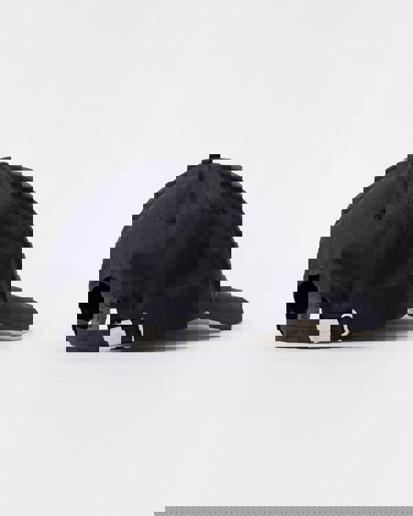 BOSS Green Mens Bold Logo Print Cap In Cotton Twill - Dark Blue 404 - back