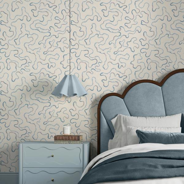 Superfresco Easy Cliveden Blue Wallpaper