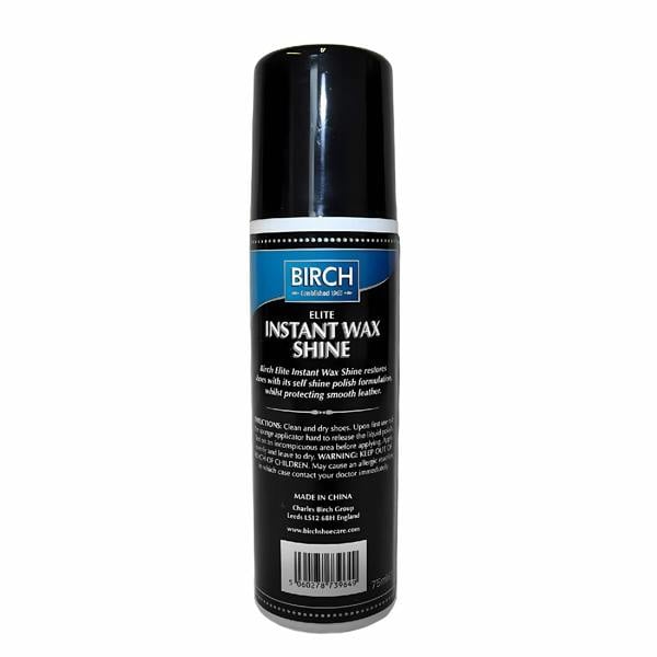 BIRCH Elite Instant Wax Shine - Quick Buff-Free Gloss for Shoes and Boots 75ml