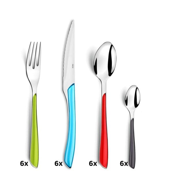 Amefa Eclat Kaleidoscope Cutlery Set 24 Piece