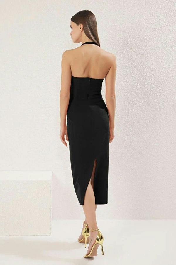 WOVCOR Accessory Detailed Woven Dress
