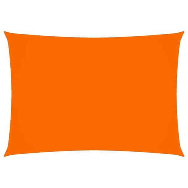 Berkfield Sunshade Sail Oxford Fabric Rectangular 2x4 m Orange