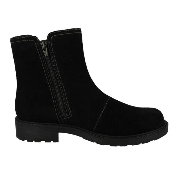 Clarks Ladies Clarks Casual Zip Chelsea Ankle Boots Opal Sky