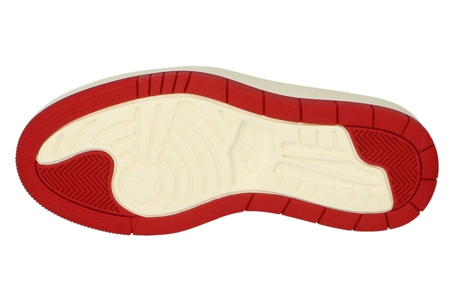 Nike Air Jordan 1 Elevate Low Womens Trainers Dh7004  006 - Dark Grey Varsity Sail Red 006 - Photo 4