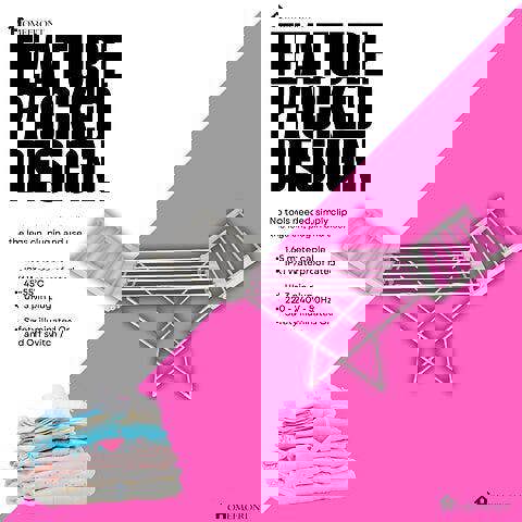 Homefront Electric Heated Clothes Horse Rail Airer Dryer 220W - Indoor Portable Free Standing - Energy Efficient, Low Energy