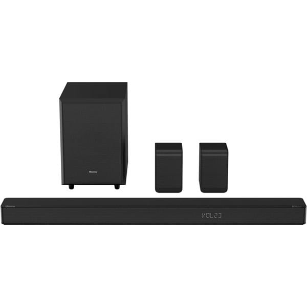 Dyzi AX5125H 5.1.2 Channel 500W Dolby Atmos Soundbar Subwoofer Black