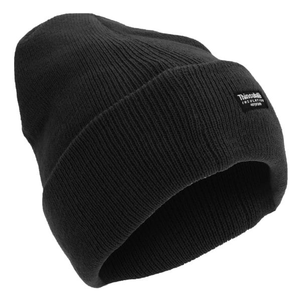 Regatta Unisex Thinsulate Lined Winter Hat - Black