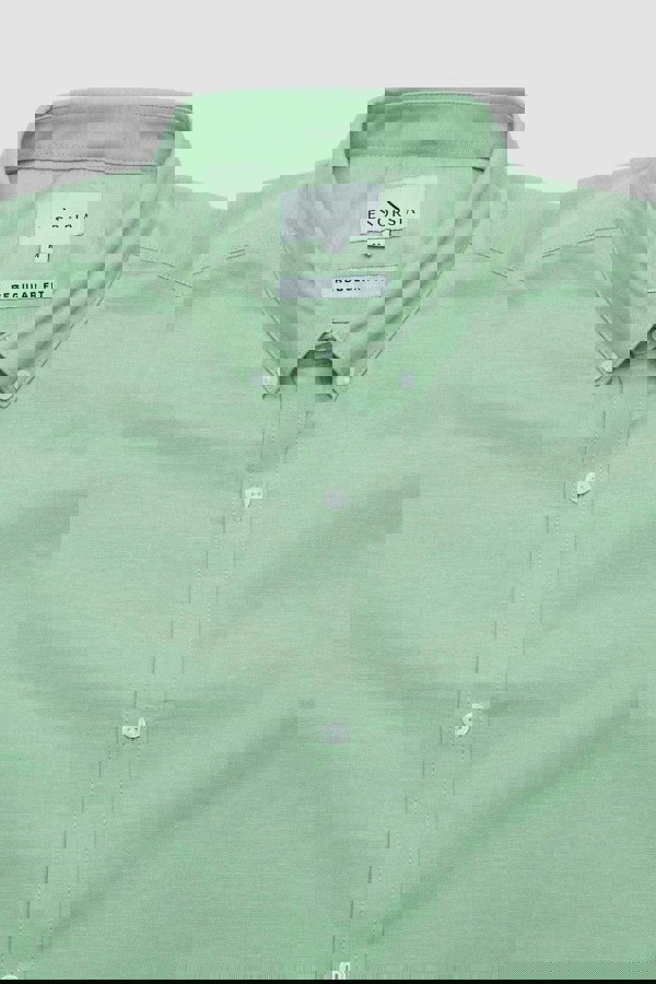 ENORSIA Mens Solid Short Sleeve Shirt