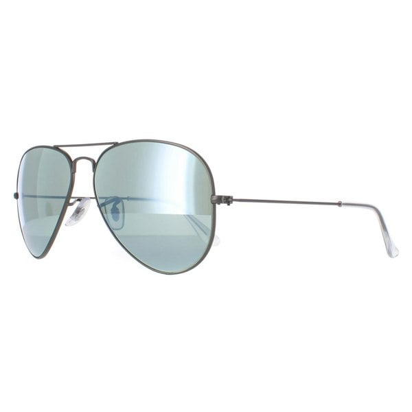 Ray-Ban Sunglasses Aviator 3025 029/30 Gunmetal Green Silver Mirror 58mm