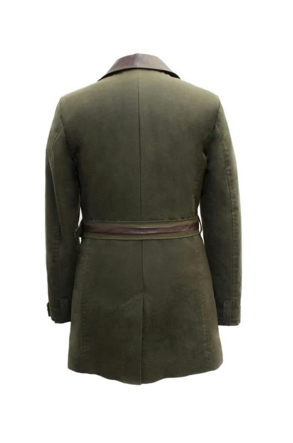 Serran London Green Waxed Jacket
