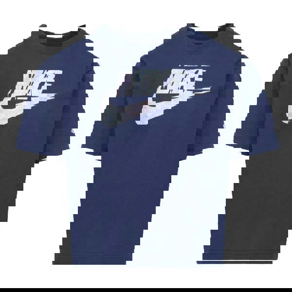 Nike Girls Sci-Dye Boxy T-Shirt - Navy