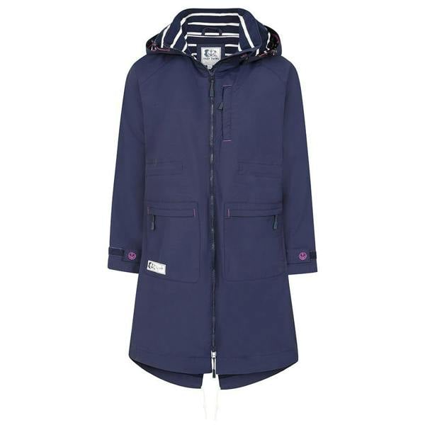 Lazy Jacks Women's Long Waterproof Jacket - Marine