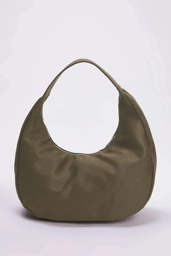 WOVCOR Suede Half Moon Women's Oval Shoulder Bag