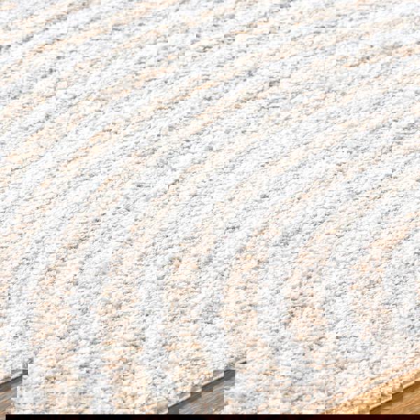 Livabliss Fossay Shag-Washable Beige Modern High Pile Rug