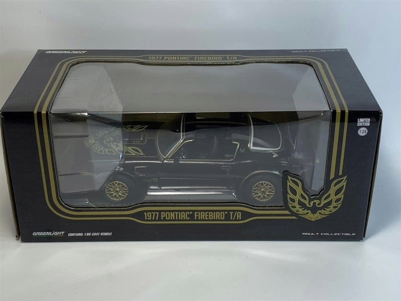 a black car in a box