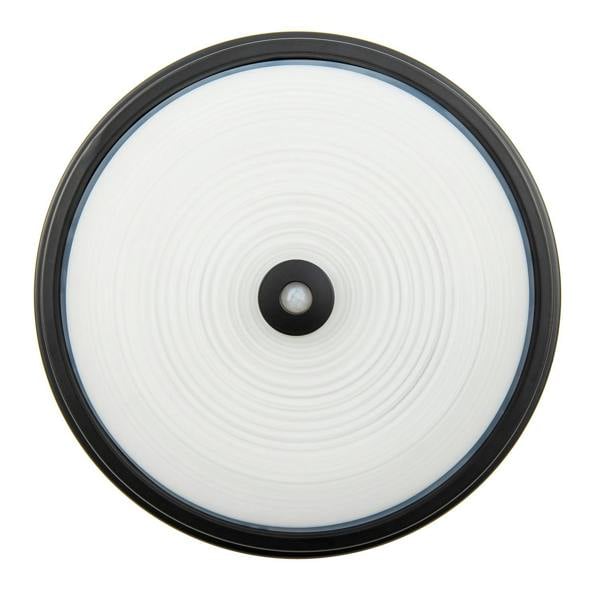 Sensor IP44 Bathroom Ceiling Light in Matte Black with Multi Functions Image 4