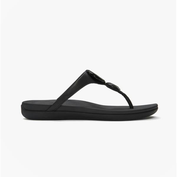 FitFlop FitFlop SOLAY GLOSSY Womens Flip-flops Black