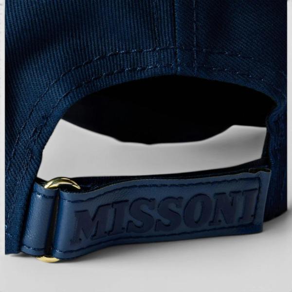 Missoni Embroidered Logo Cap Navy