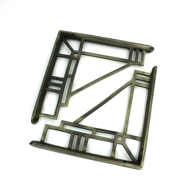 Oakcrafts Pair of Art Deco Renee Shelf Brackets