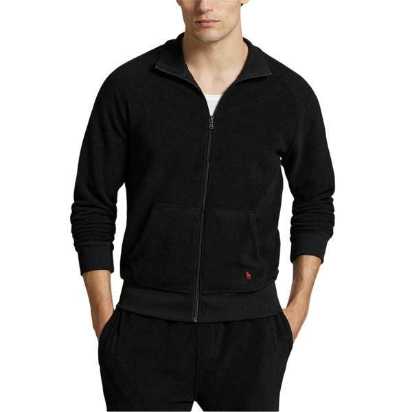Ralph Lauren Mens Fleece Jacket - Black - 