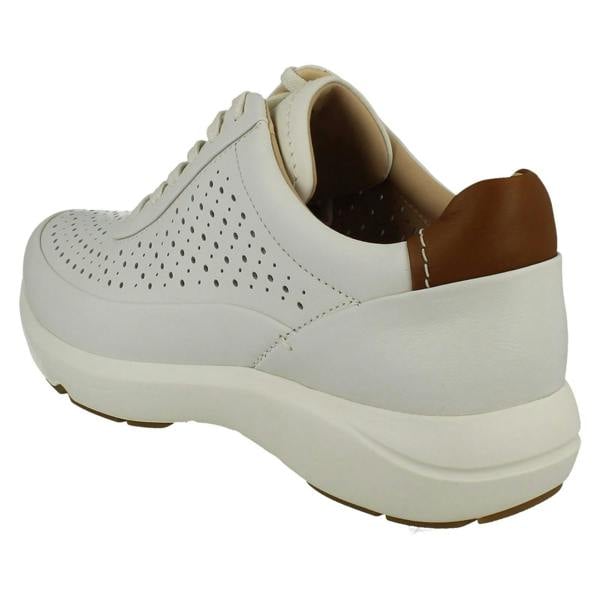 Clarks Ladies Clarks Punched Hole Detailed Summer Shoes Tivoli Grace
