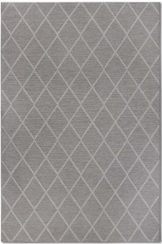 The Rugs Diamond Design Natural Wool Rug | Unique Style