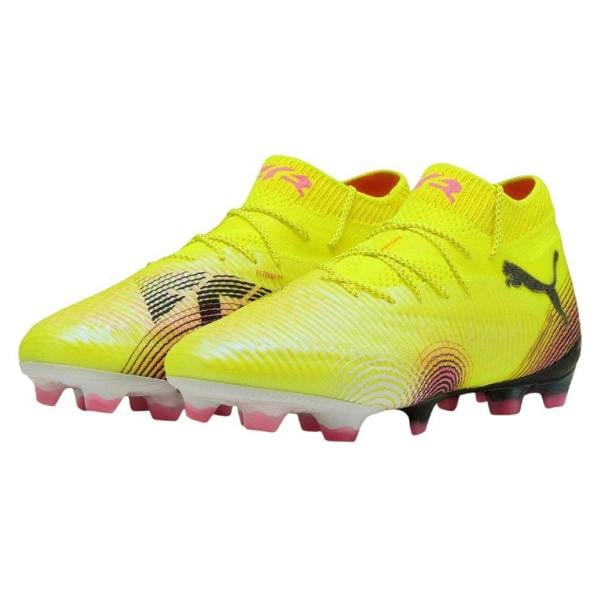 Puma Unisex Adult Future 8 Ultimate Firm Ground Football Boots - Yellow/Black - 