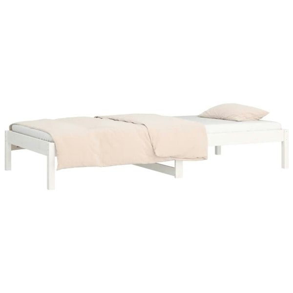 Berkfield Day Bed White 80x200 cm Solid Wood Pine