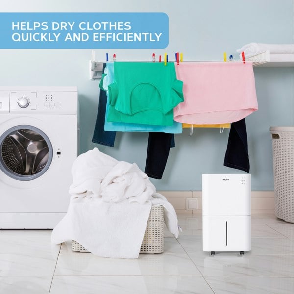 Air Pro 25L/Day Digital Dehumidifier - WiFi App 4L Tank Sleep Mode Portable