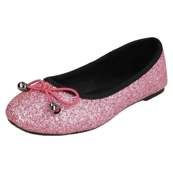 Spot On Girls Spot On Glitter Ballerinas
