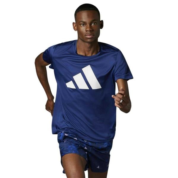 Adidas Mens Run It T-Shirt - Dark Blue - 