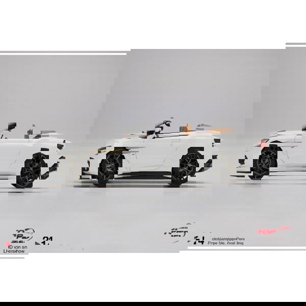 TSM Aston Martin Vanquish Zagato Volante Escaping White 1:18 Scale TSM TS0214
