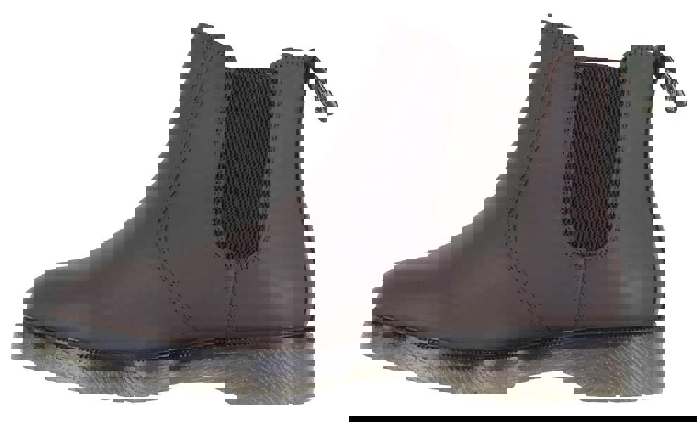 Frank James Nasbey Mens Classic Pull On Dealer Chelsea Leather Ankle Boots