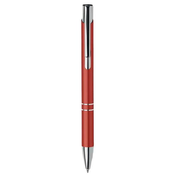 MidOcean Bern Ra Recycled Aluminium Ballpoint Pen - Red - 