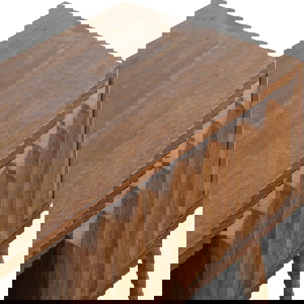 Artisan Furniture Solid Wood Chestnut Prism Sliding Media Unit