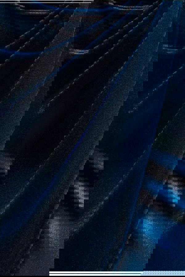 Off The Shoulder Front Split Velvet Maxi Dress - Teal DR4318