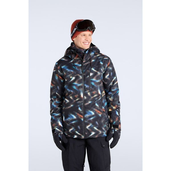 Animal Mens Laxx Camo Ski Jacket - Orange