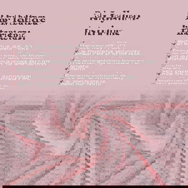 KAV Premium Fleece Baby Wrap Blanket - All-Season Comfort, Sustainable and Breathable, 75x100 cm, Easy Wash, Lightweight for Newborns, Infants, Babies