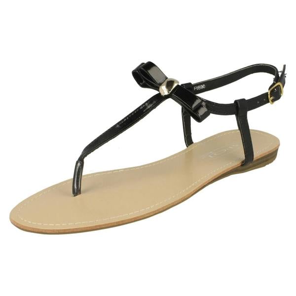 Spot On Ladies Spot On Open Toe Sandals