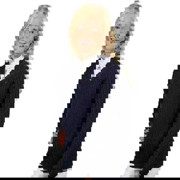 Coldstream Kids Next Generation Clarkston Knitted V Neck Jumper - Navy