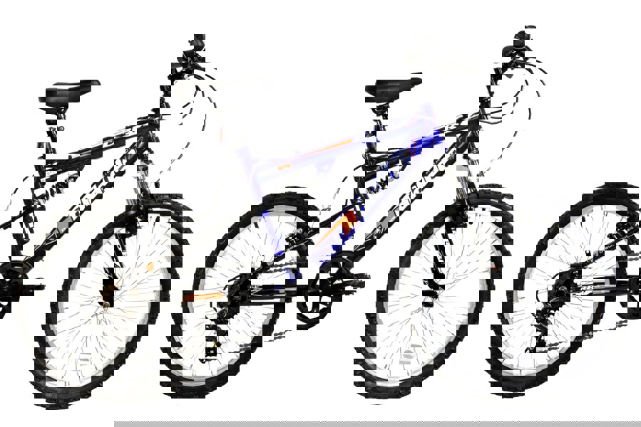 Dallingridge Blade Junior Full Sus Mountain Bike, 20In Wheel - Metallic Blue