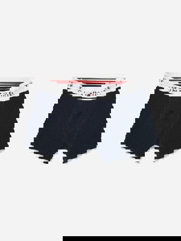 Tommy Hilfiger Boys 2 Pack Boxer Shorts Set in Navy