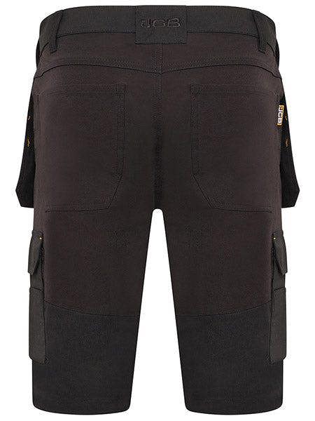 Trade Hybrid Stretch Panel Work Shorts JCB Workwear