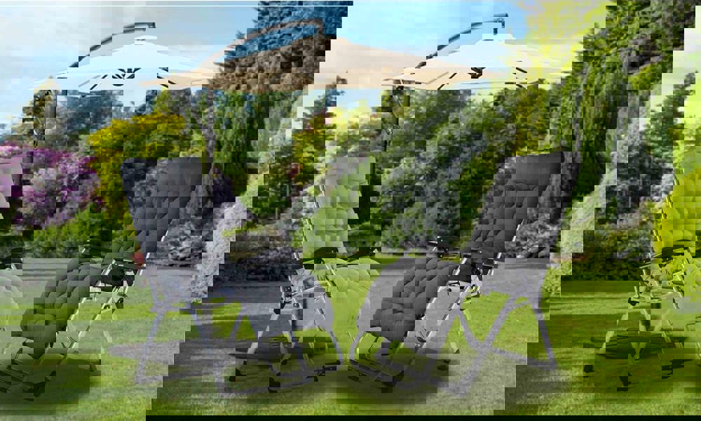 Smart Living Zero Gravity Chair with Cushion & Pillow - Grey