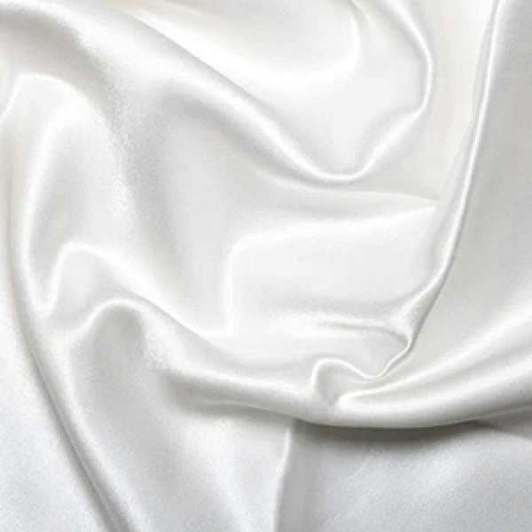 Minerva Core Range Premium Soft Liquid Satin Dressmaking Fabric per metre, 150cm / 59" Wide - Ivory