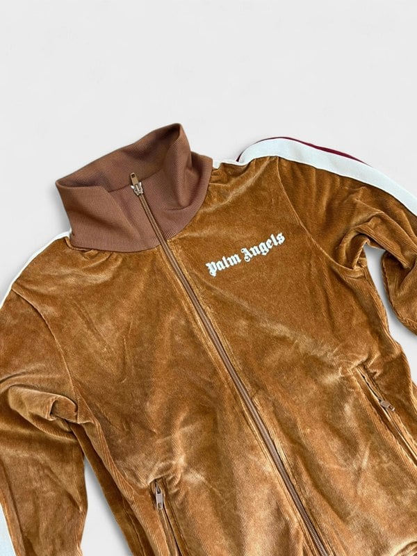 Palm Angels Corduroy Track Jacket Brown - Supplied FashionPalm Angels